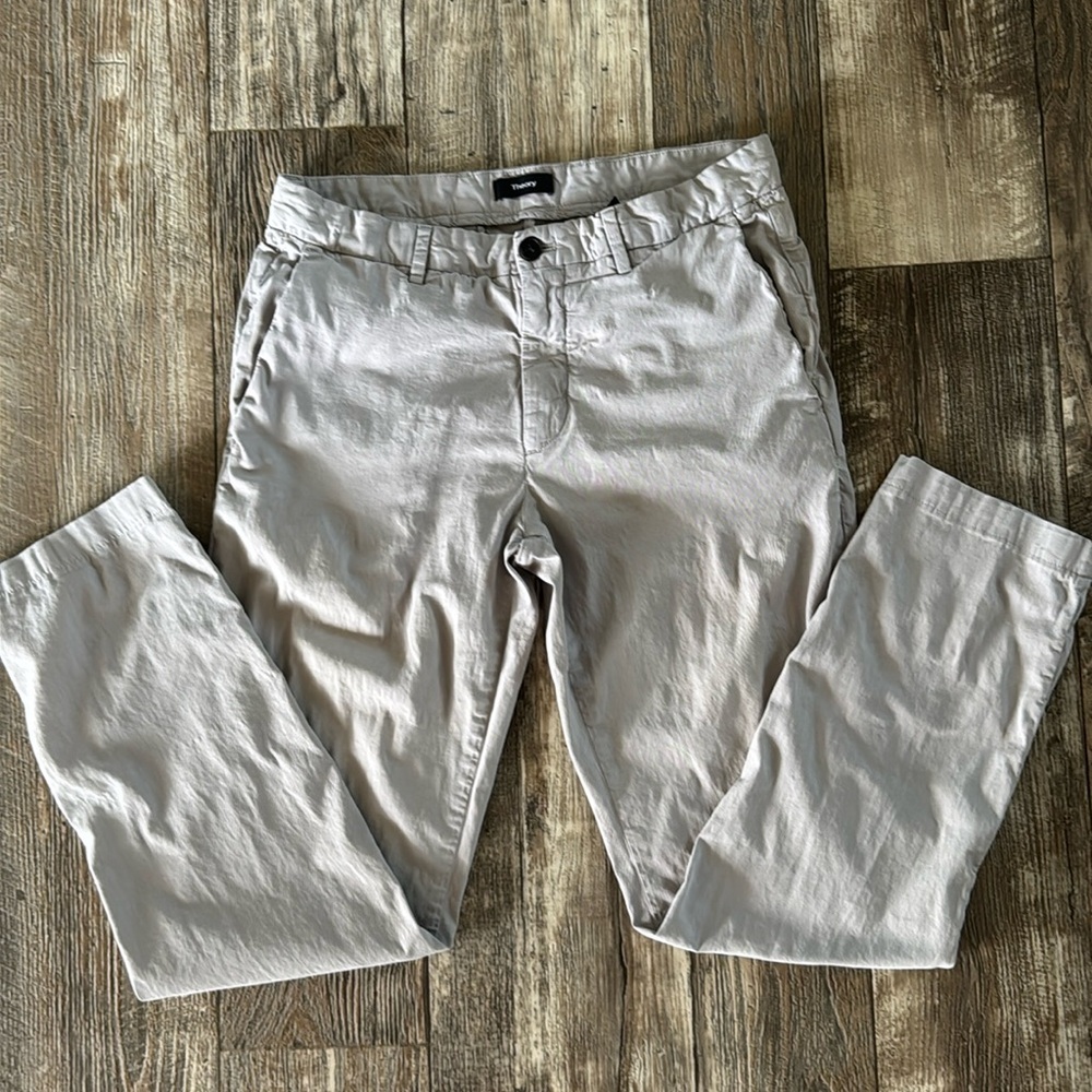 THEORY MEN GRAY PANTS, SIZE 31